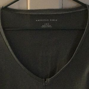 Olive green American Eagle Top